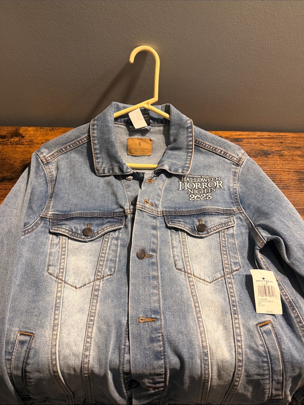 Universal HHN 2023 Stranger Things Hellfire Club Denim Jacket